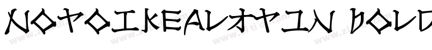 NotoIKEALatin Bold字体转换